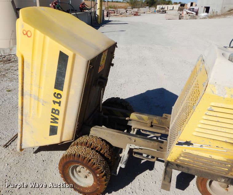 image for item DI8333 2004 Wacker WB16AF power buggy