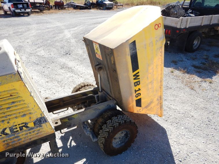 image for item DI8333 2004 Wacker WB16AF power buggy