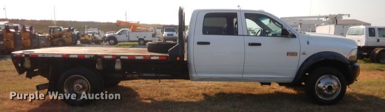 image for item DJ2045 2012 Dodge Ram 4500  Crew Cab flatbed truck