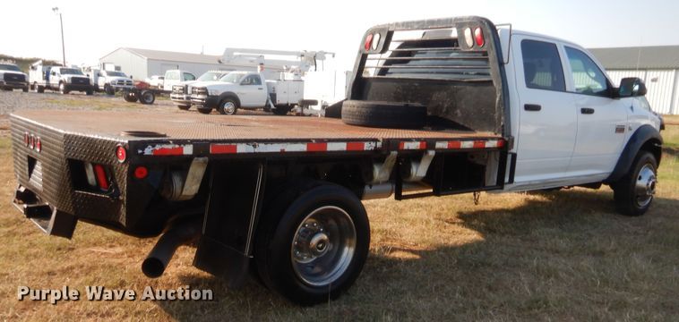 image for item DJ2045 2012 Dodge Ram 4500  Crew Cab flatbed truck
