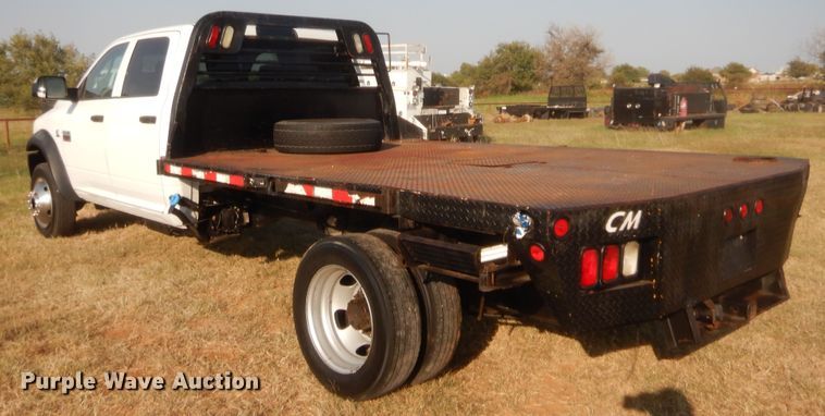 image for item DJ2045 2012 Dodge Ram 4500  Crew Cab flatbed truck