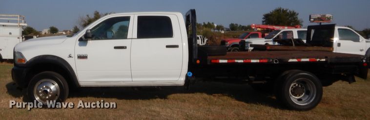 image for item DJ2045 2012 Dodge Ram 4500  Crew Cab flatbed truck