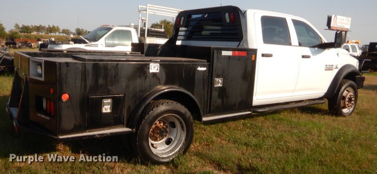 image for item DJ2046 2013 Dodge Ram 5500  Crew Cab flatbed truck