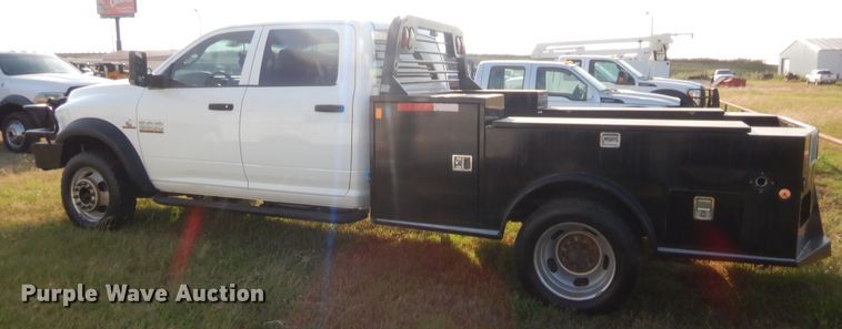 image for item DJ2046 2013 Dodge Ram 5500  Crew Cab flatbed truck