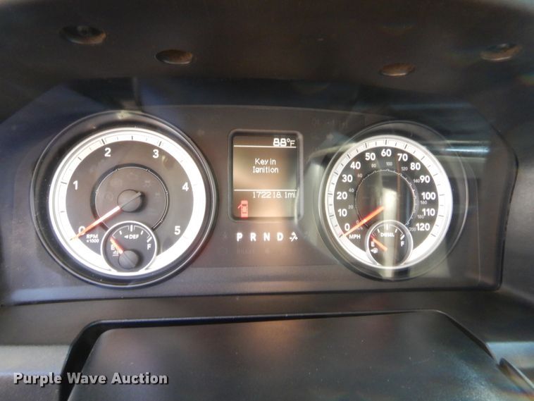 image for item DJ2046 2013 Dodge Ram 5500  Crew Cab flatbed truck