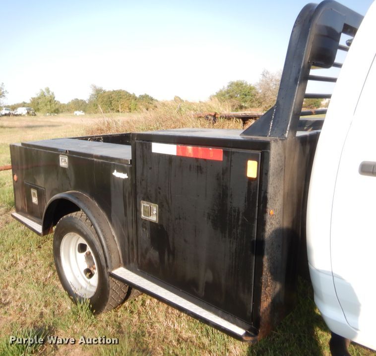 image for item DJ2046 2013 Dodge Ram 5500  Crew Cab flatbed truck