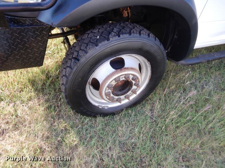 image for item DJ2046 2013 Dodge Ram 5500  Crew Cab flatbed truck