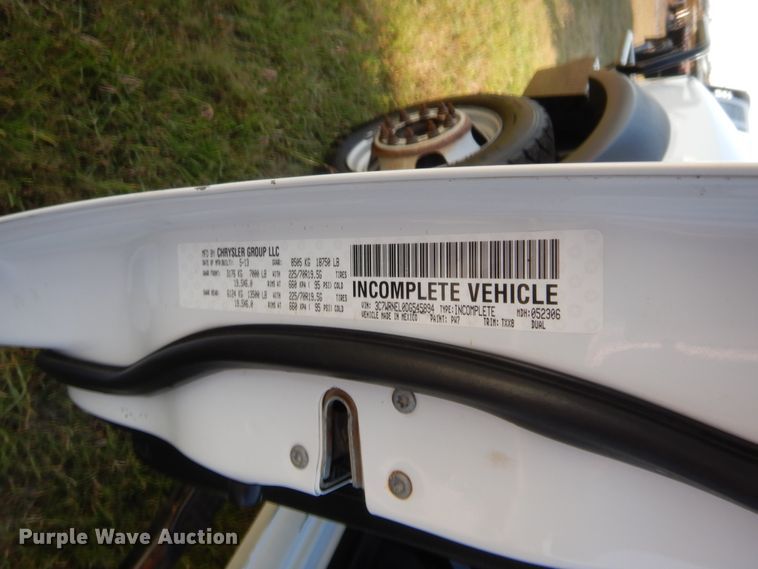 image for item DJ2046 2013 Dodge Ram 5500  Crew Cab flatbed truck