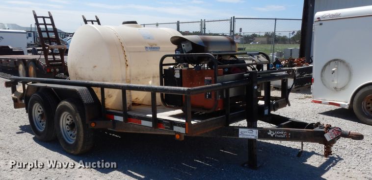 image for item DJ6572 Lone Star pressure washer trailer
