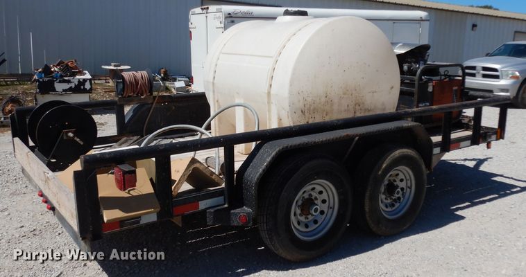 image for item DJ6572 Lone Star pressure washer trailer