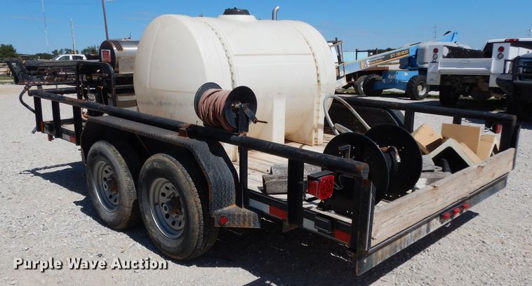 image for item DJ6572 Lone Star pressure washer trailer