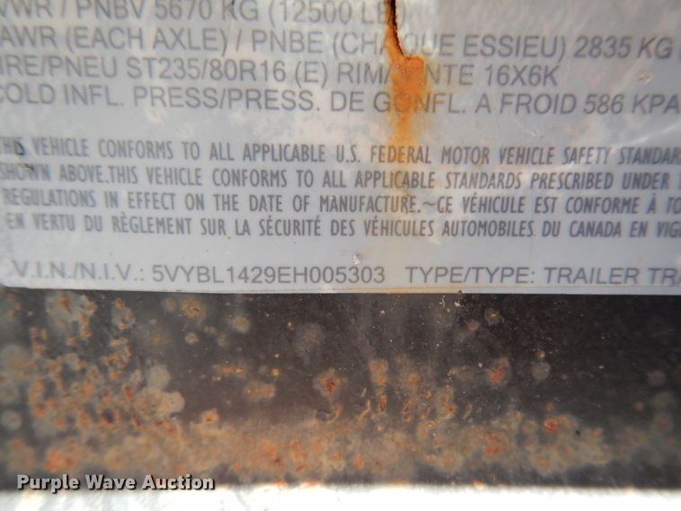 image for item DJ6572 Lone Star pressure washer trailer