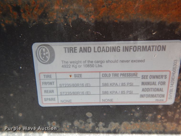 image for item DJ6572 Lone Star pressure washer trailer