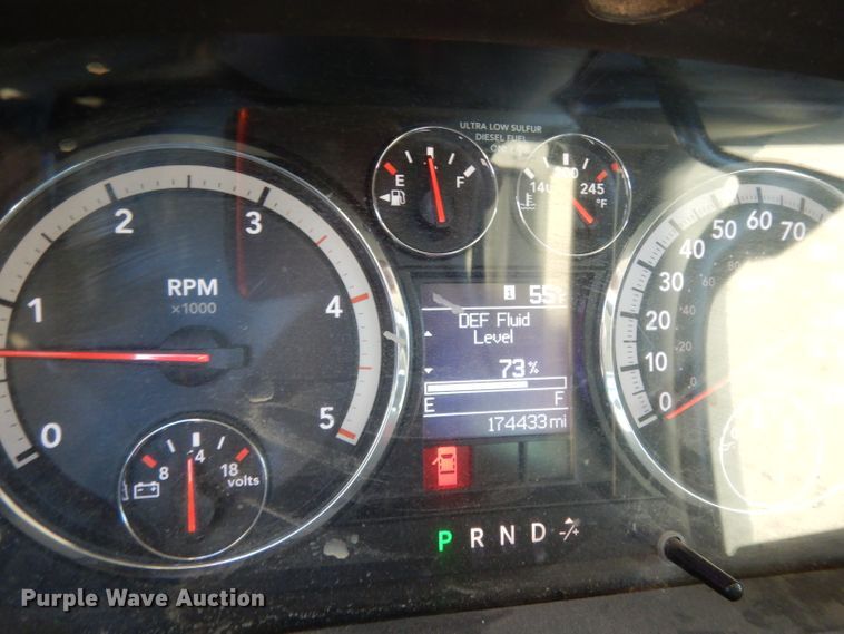 image for item DJ6593 2012 Dodge Ram 4500  Crew Cab flatbed truck