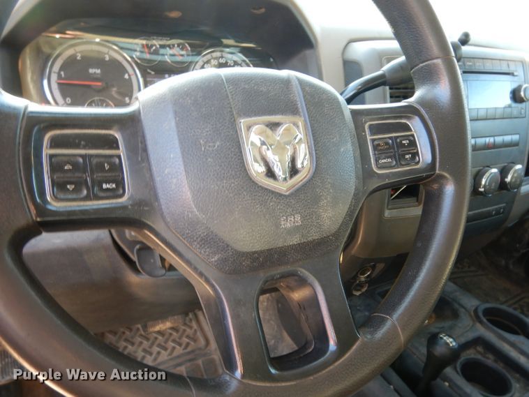 image for item DJ6593 2012 Dodge Ram 4500  Crew Cab flatbed truck