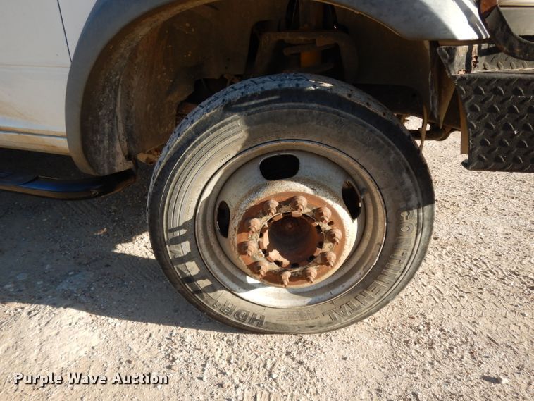 image for item DJ6593 2012 Dodge Ram 4500  Crew Cab flatbed truck