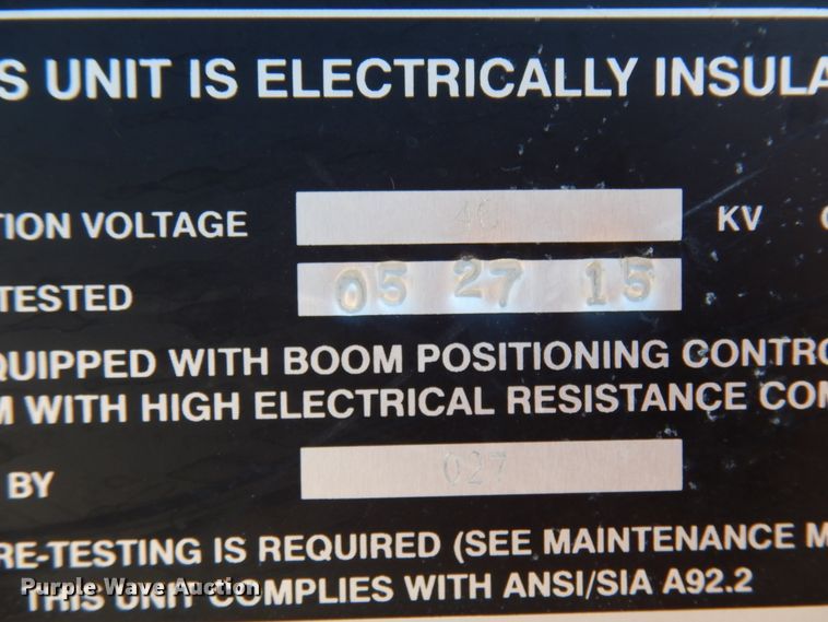 image for item DJ6607 2015 Dodge Ram 5500  bucket truck