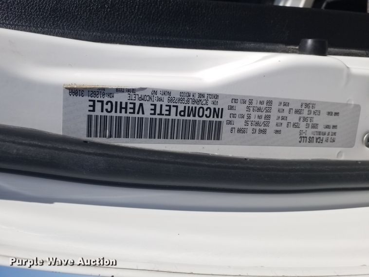 image for item DJ6607 2015 Dodge Ram 5500  bucket truck