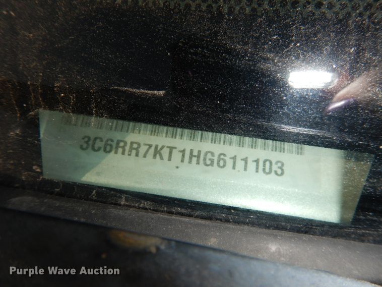 image for item DJ6837 2017 Dodge Ram 1500  Crew Cab pickup truck