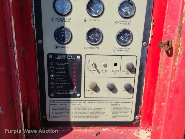 image for item DY9966 Ingersoll Rand  air compressor