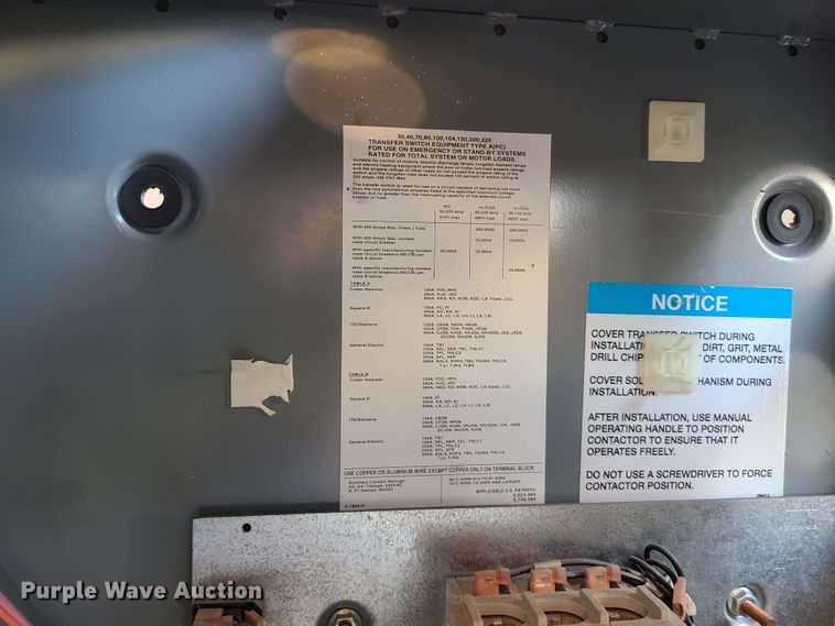 image for item DY9971 (4) automatic transfer switches