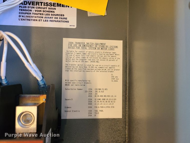 image for item DY9971 (4) automatic transfer switches