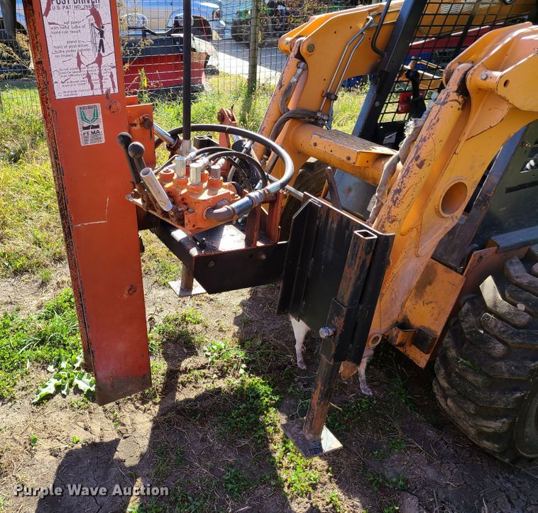 image for item EL9513 Shaver HD-8 skid steer post driver