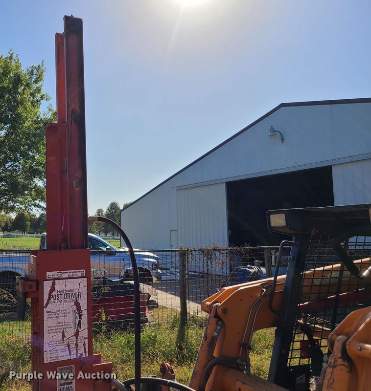 image for item EL9513 Shaver HD-8 skid steer post driver