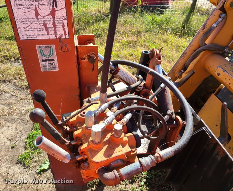 image for item EL9513 Shaver HD-8 skid steer post driver