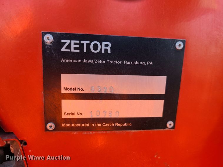 image for item EL9518 Zetor 6320  tractor