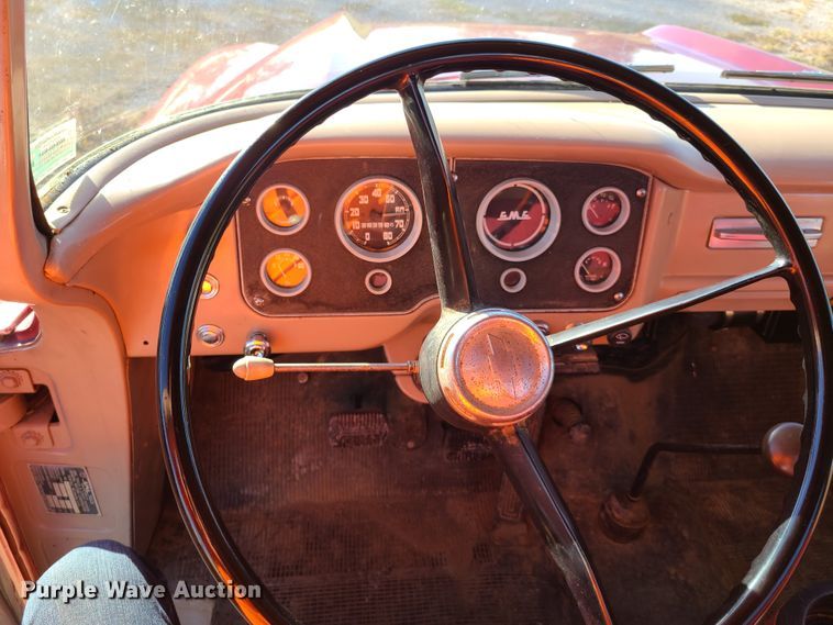 image for item EL9520 1959 GMC 150  flatbed pickup truck