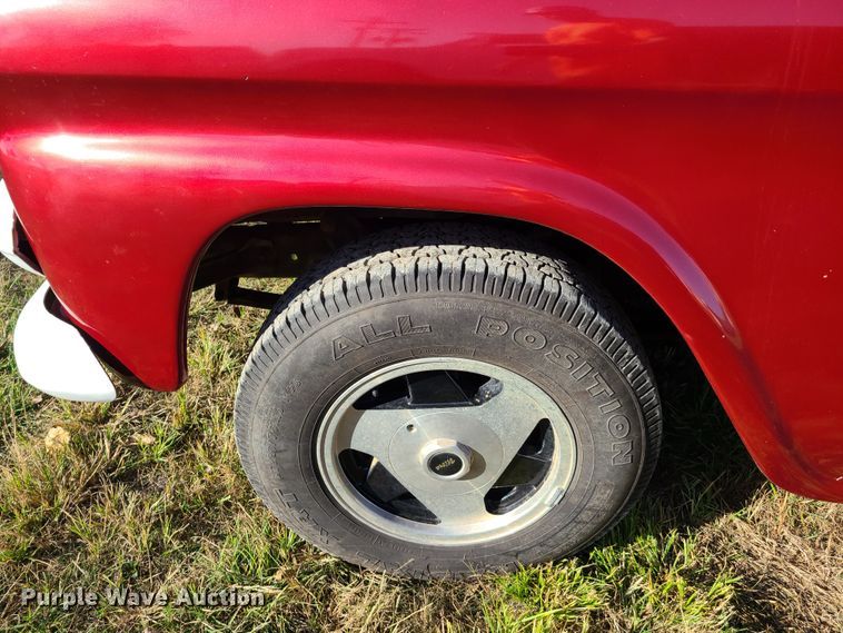 image for item EL9520 1959 GMC 150  flatbed pickup truck