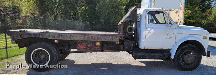 image for item ET9015 1972 Chevrolet C50  flatbed truck