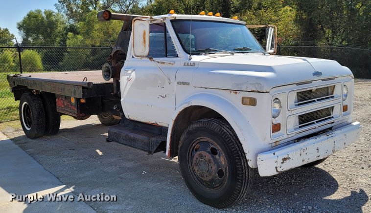 image for item ET9015 1972 Chevrolet C50  flatbed truck