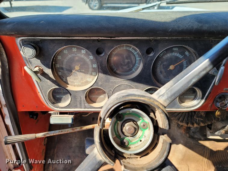 image for item ET9015 1972 Chevrolet C50  flatbed truck