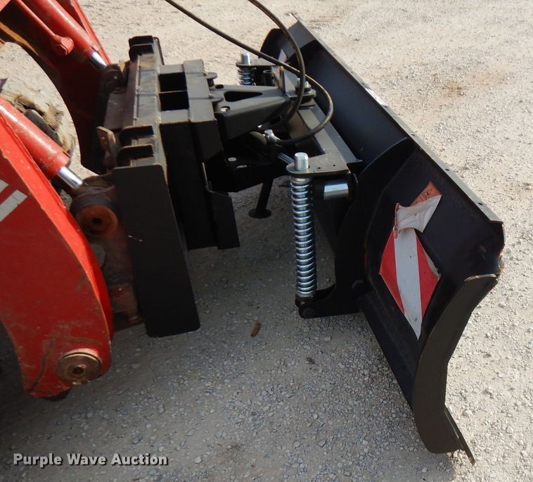 image for item FR9225 86.5"W skid steer snow plow