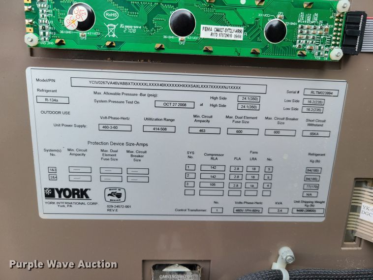 image for item GB9016 York chiller