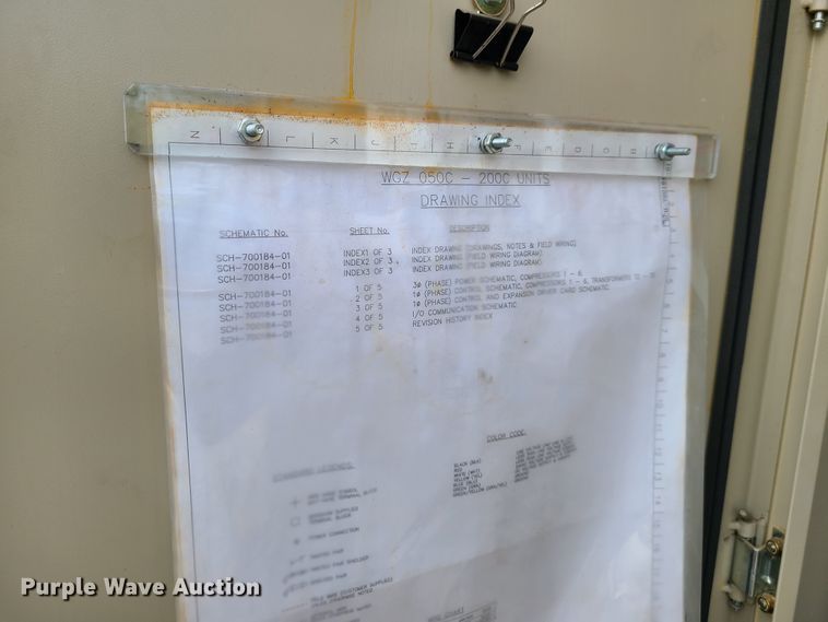 image for item GB9017 Mcquay WGZ10CW12-ER10 water cooled chiller