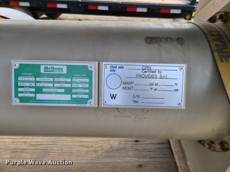 image for item GB9017 Mcquay WGZ10CW12-ER10 water cooled chiller