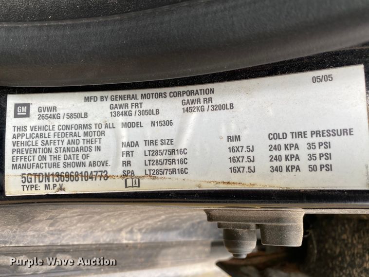 image for item HA9661 2003 Hummer H3  SUV