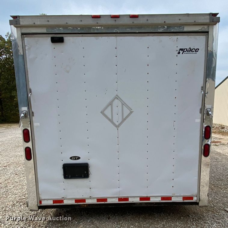 image for item HE9849 2001 Pace American GT Shadow enclosed cargo trailer
