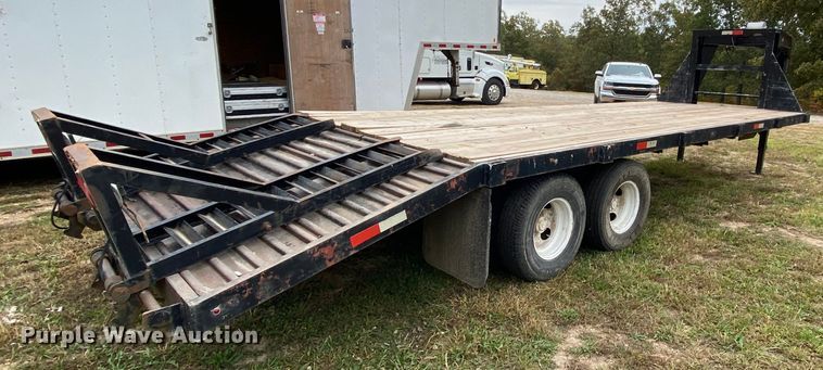 image for item HE9853 2012 shop built equipment trailer