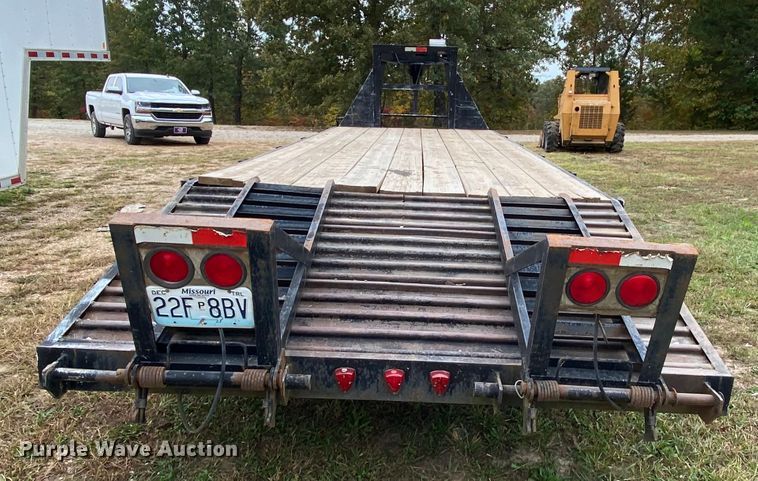image for item HE9853 2012 shop built equipment trailer