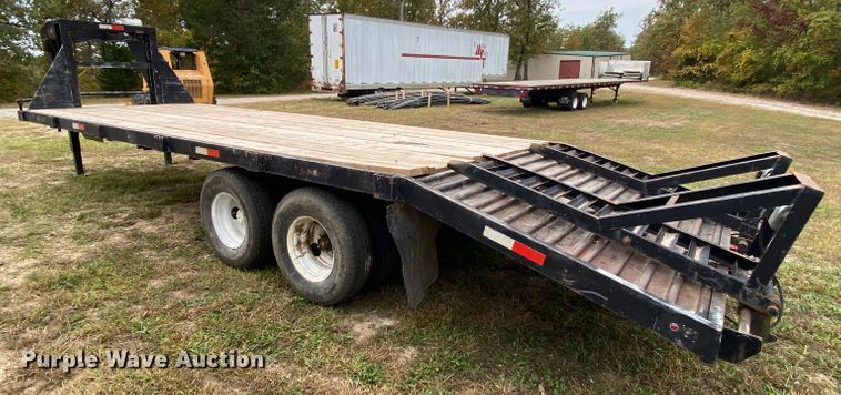 image for item HE9853 2012 shop built equipment trailer