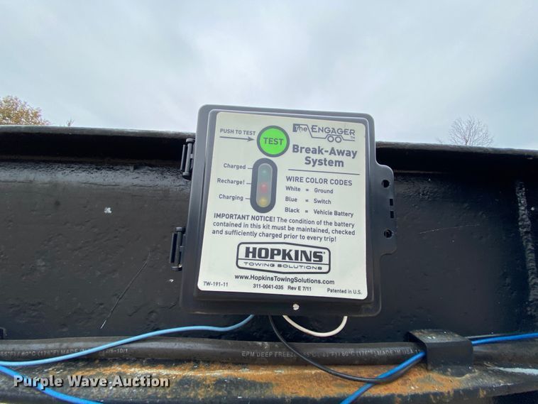 image for item HE9853 2012 shop built equipment trailer