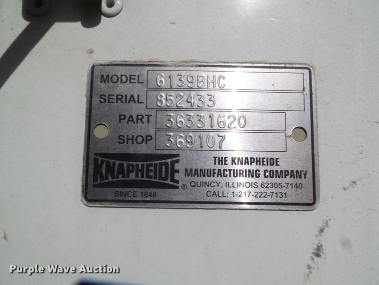 image for item HF9686 Knapheide 6139BHC  digger derrick bed