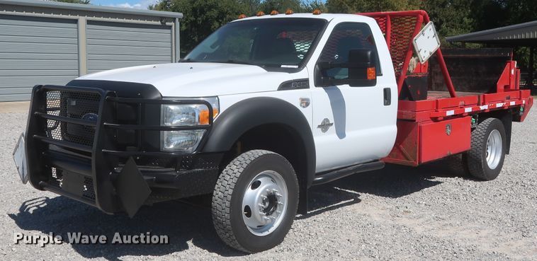 image for item HJ9408 2011 Ford F450 Super Duty XL  flatbed truck