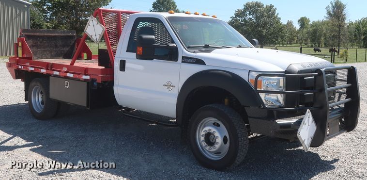 image for item HJ9408 2011 Ford F450 Super Duty XL  flatbed truck