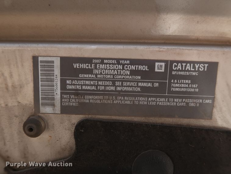 image for item HJ9428 2007 Cadillac XLR convertible