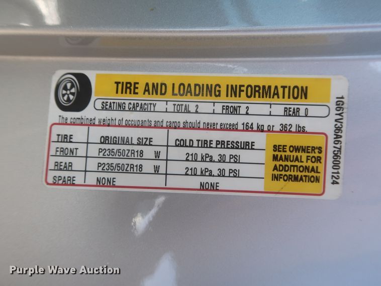 image for item HJ9428 2007 Cadillac XLR convertible